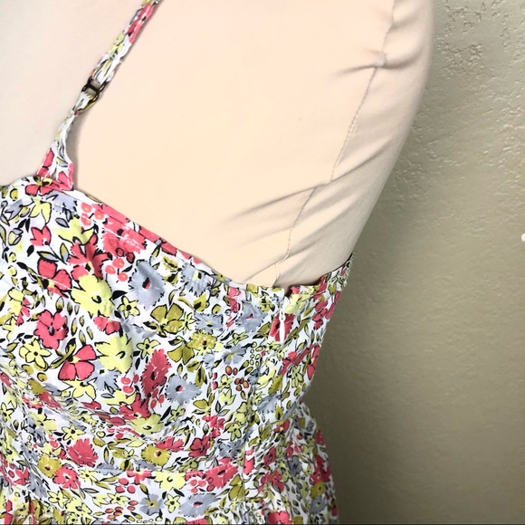 FOSSIL Floral Sun Dress sz M - Picture 4 of 9